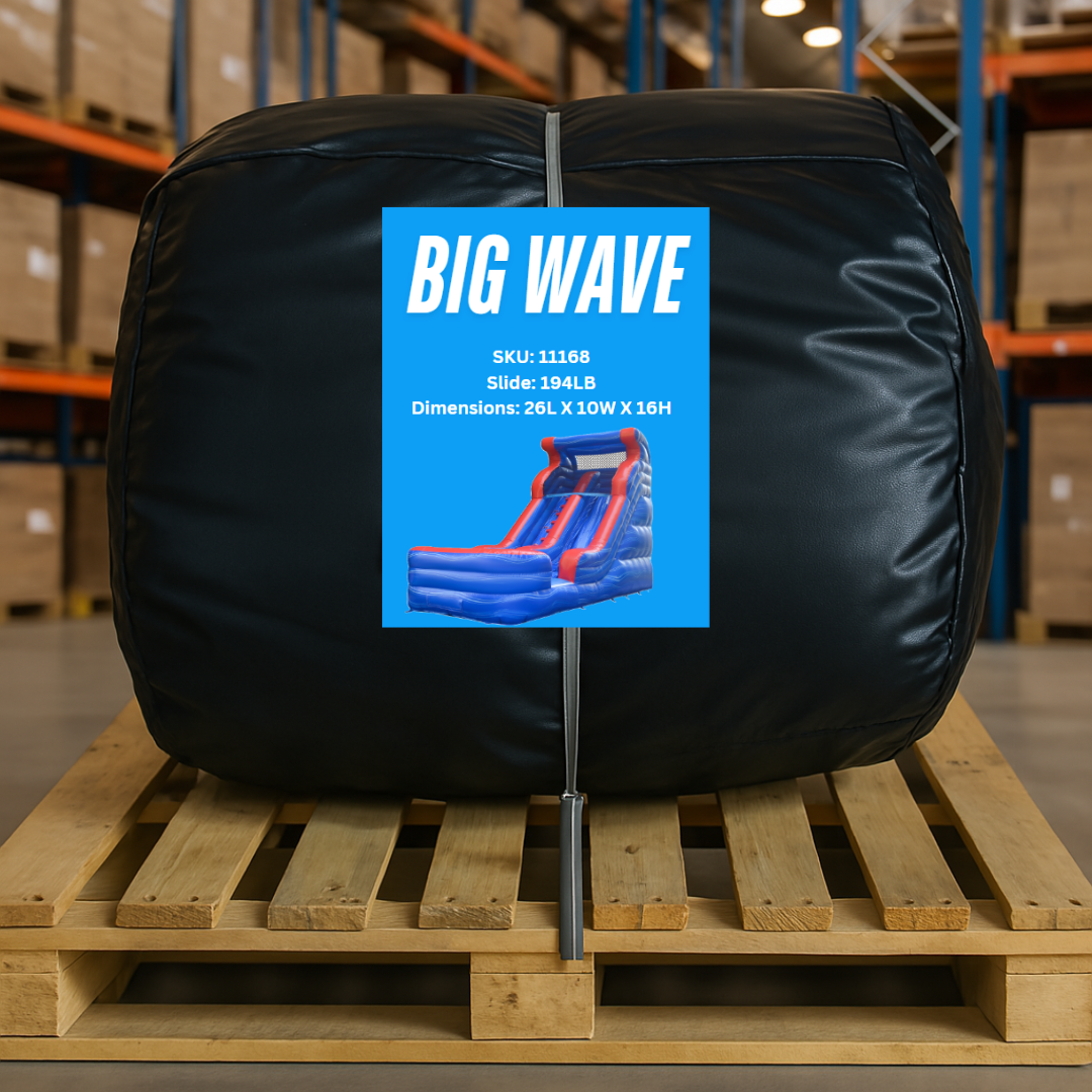 BIG WAVE - 17FT Blue Wave Wet/Dry Waterslide - 11168
