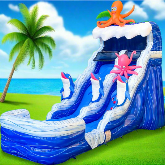 BIG WAVE - 22FT Ocean Adventure Detachable Slide