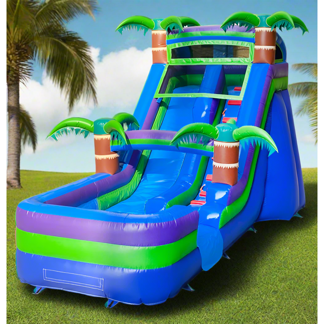 BIG WAVE - 13FT Purple Paradise Splash Water Slide